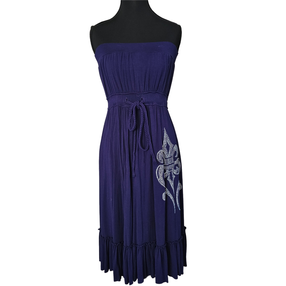 Y2K Tube Top Dress | size M
